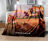 New Cartoon Africa Ethiopian Painting Art Blanket