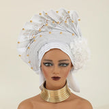 High Quality Latest Nigerian Wedding Women Auto Gele Turban