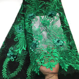 High Quality Lace Embroidery Beads French Nigerian Lace Fabric