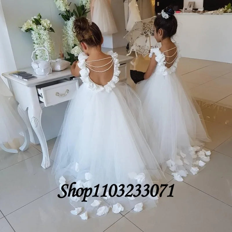 New Customized Flower Girl Dress