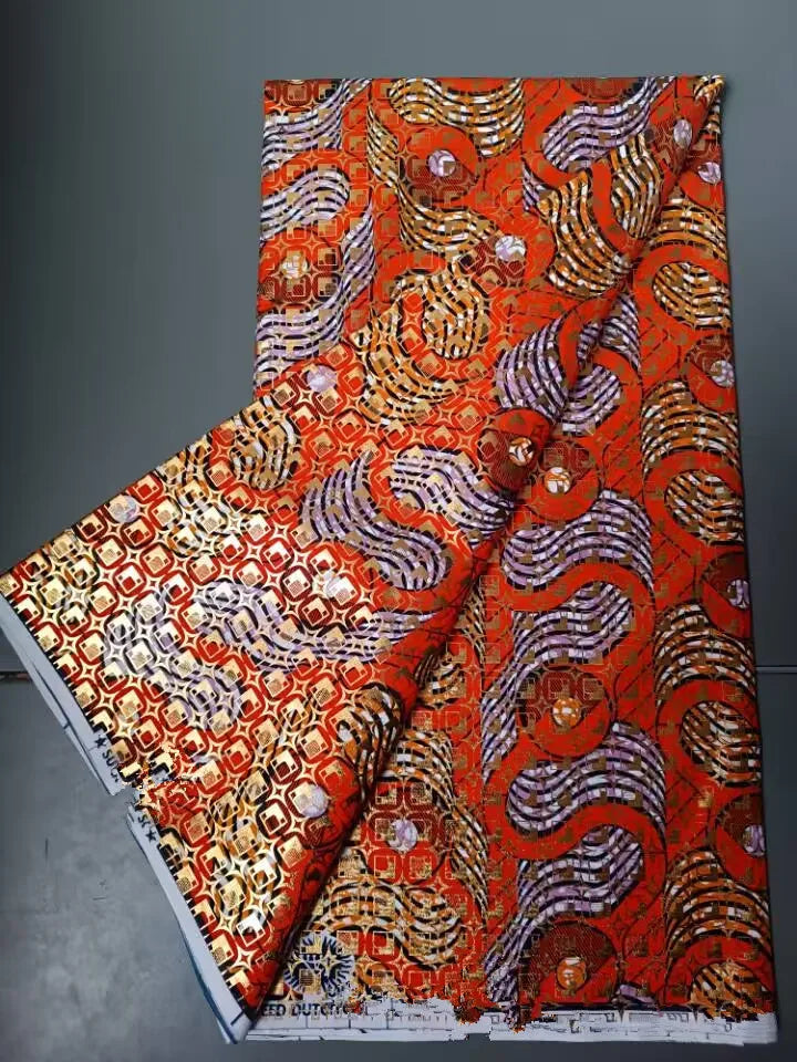 Hot Sale 100% Cotton Veritable African Wax Print Fabric