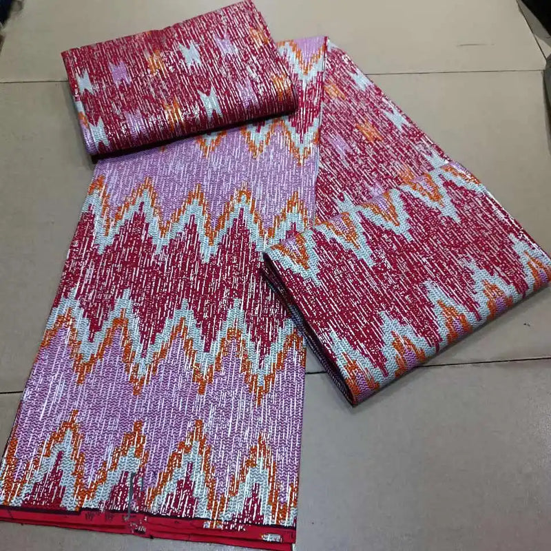 African Gold Powder Ankara 100% Cotton Farbic