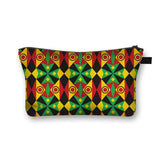 African Woman Print Cosmetic Bag