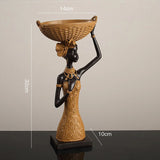 Woman Figurines Sculpture Home Decoration Accessories