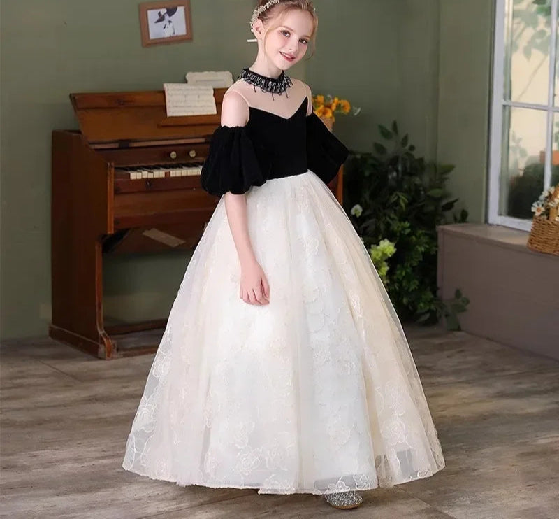 Hepburn Style Children's Princess Party Dress