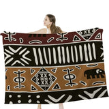 African mud elephants Soft Velvet Blanket