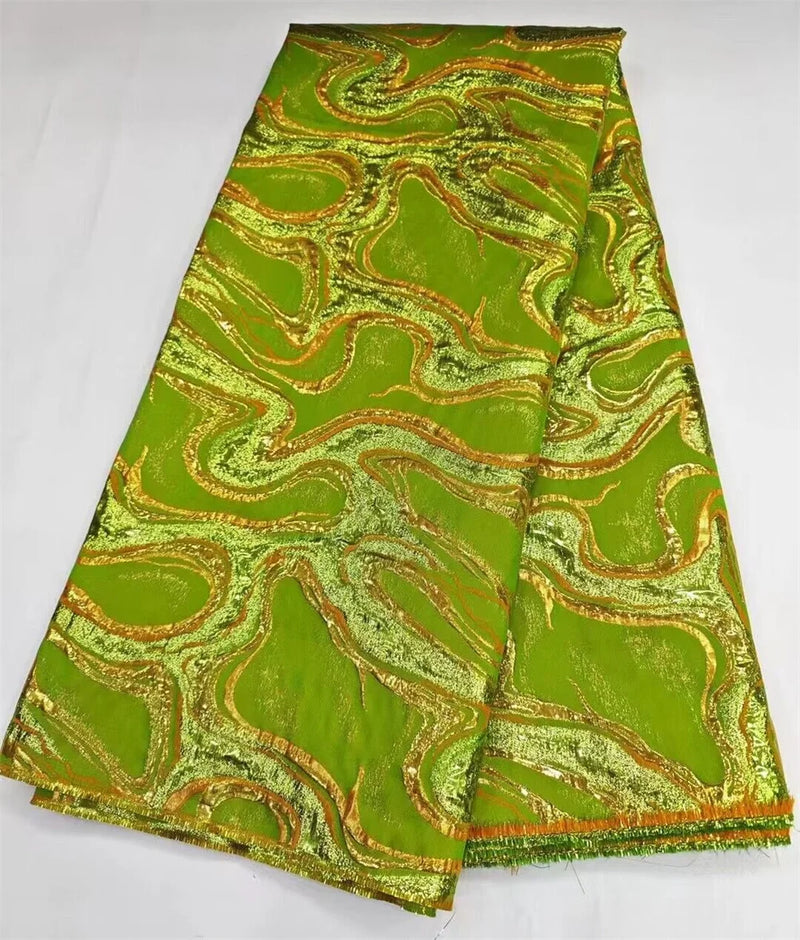 New African Jacquard Brocade Luxury Fabric