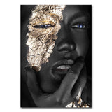 African Woman Portrait Wall Art Posters