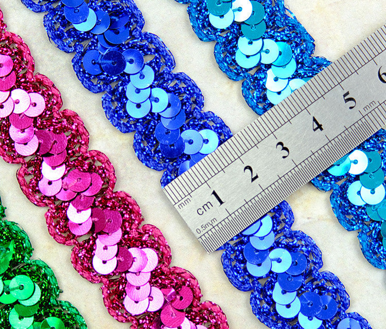 New S-shaped Bead Ribbon Ethnic Dance Costume Accessories