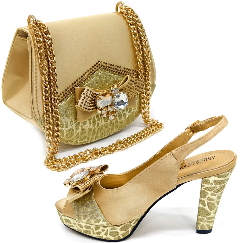 New come Matching Women Shoe and Bag Set