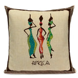 New African Woman Cushion Cover