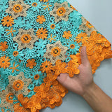 High Quality Nigerian Water Soluble Lace Fabric