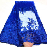 High Quality Lace Embroidery Beads French Nigerian Lace Fabric