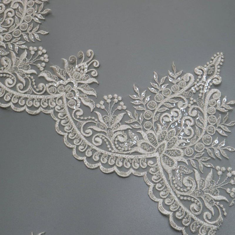 New luxury beaded embroidery lace