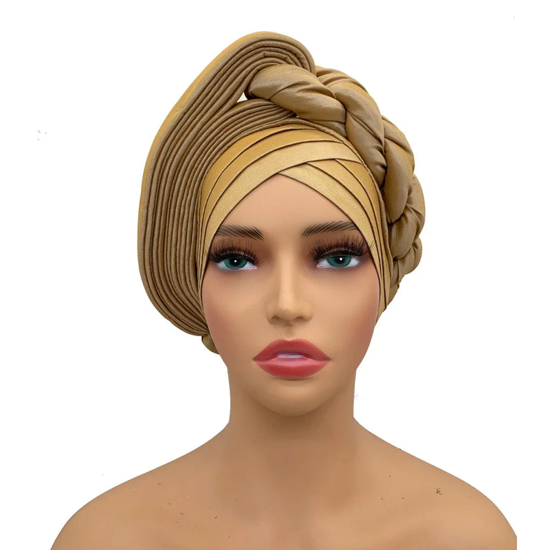 African Autogele Women's Turban Cap