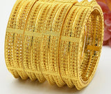 ANIID 24K Gold Color Bangle Bracelet