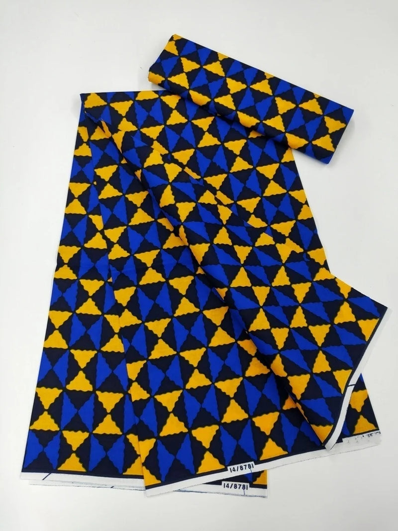 African Real Wax Print Cotton 100% Fabric