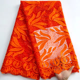 Newly African Milk Silk Lace Fabric