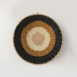 New Boho Straw Woven Wall Basket Plate Hanging Decor