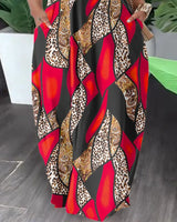 Summer African Women Fashion Short Sleeve Derss