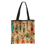 Afro Tribal Ethic Print Shopping Bag