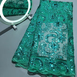 High Quality Embroidery French Mesh Tulle Lace Fabric