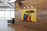 African Ethnic Tribe Art Canvas Wall Decoration