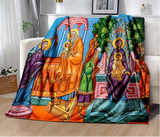 Africa Ethiopian Painting Art Cartoon Blanket