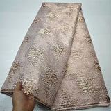 High Quality African Net Lace Nigerian Gold Lace Fabric