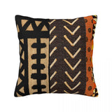 New African Mud Printed Polyester Cushion Cover