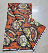 100% Cotton Ankara Wax Block Prints Batik Dutch High Quality Fabric