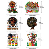 Juneteenth Patches Black Month History Print On T-Shirt