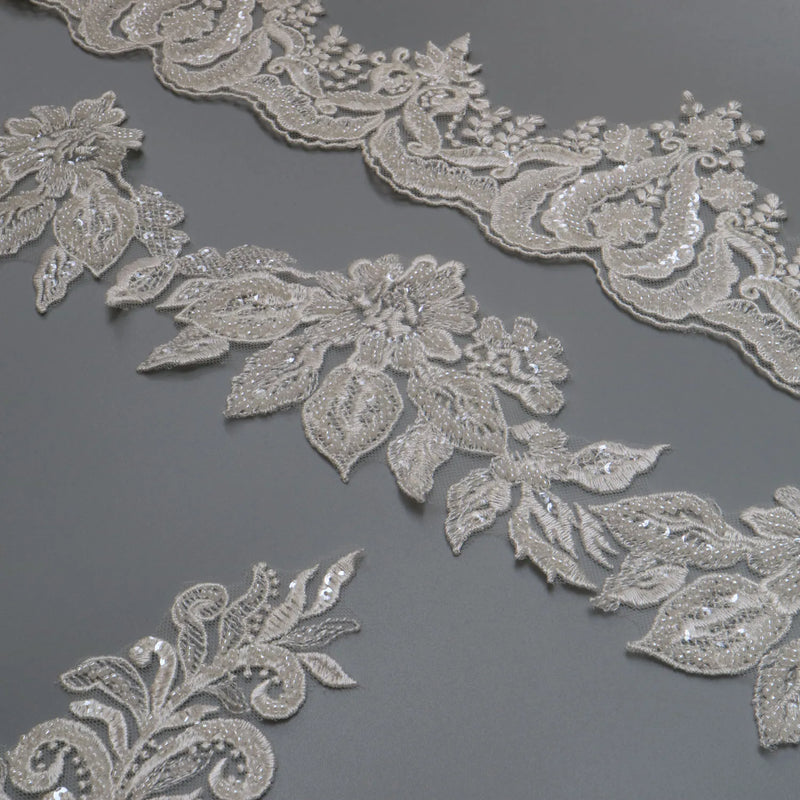 New luxury beaded embroidery lace