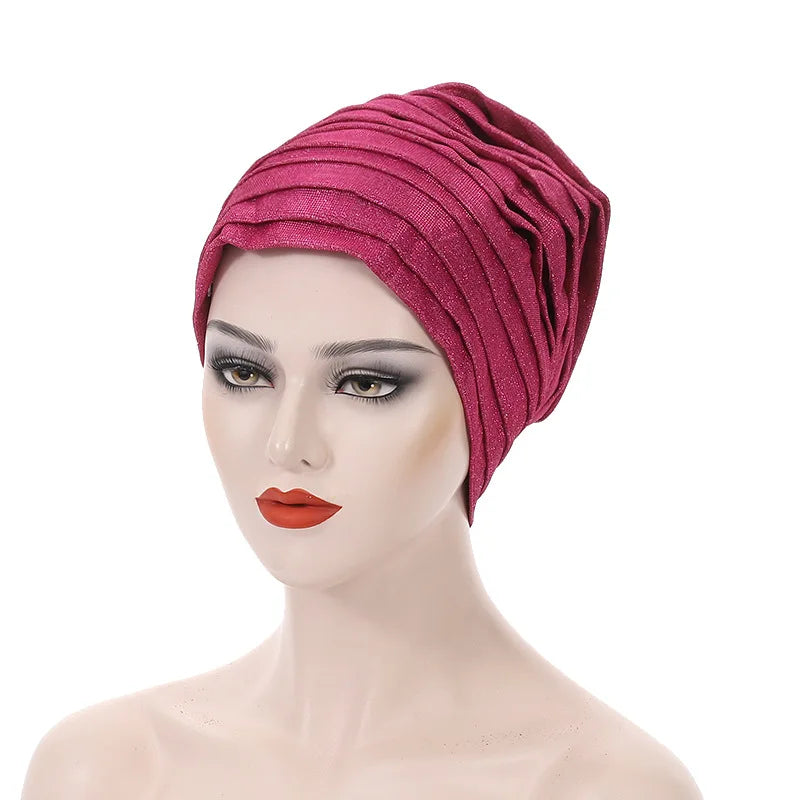 Women's Head Wraps Bonnet African Turban Cap