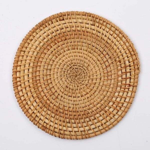 New Hanging Woven Wall Plate Round Fruit Basket Boho Trays