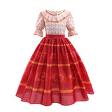 Kids Encanto Cosplay Princess Dress