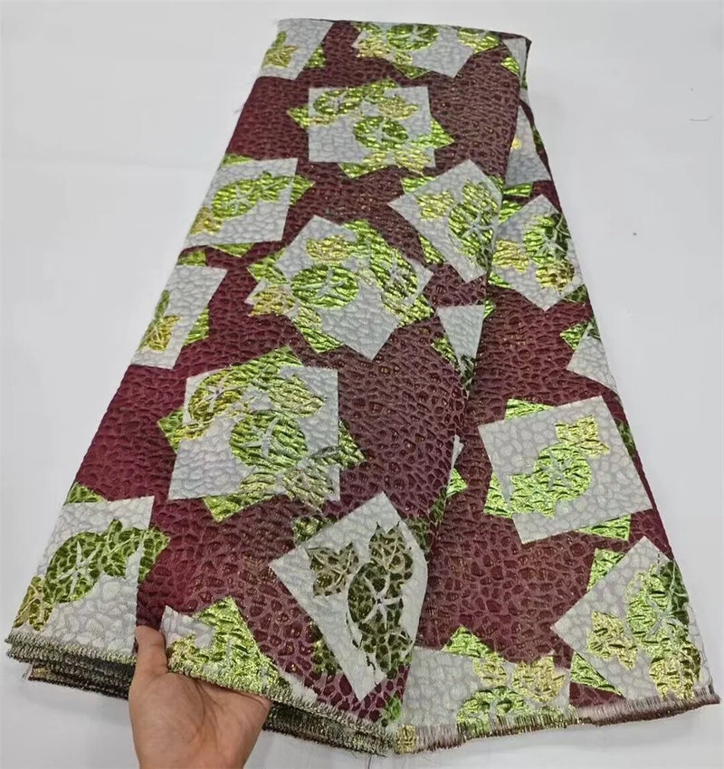 New African Jacquard Brocade Luxury Fabric