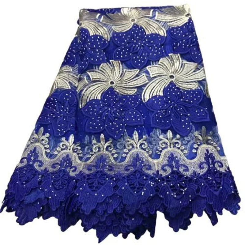 New African Nigerian Tulle Lace Fabric