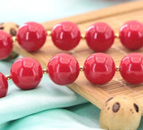 New Charming 5 Style Red Coral Beads Necklace