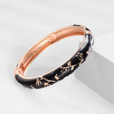 Women Alloy Bangles Enamel Bracelet