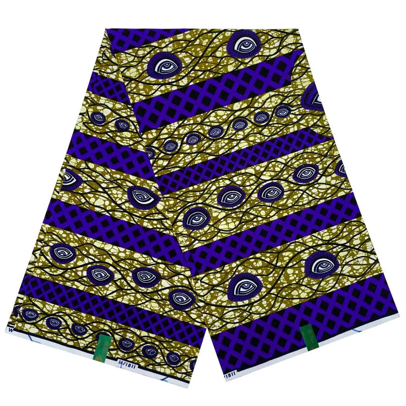 100% cotton Ankara Wax Ghana Fabric