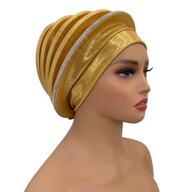 New Elegant Diamonds Spiral Beret