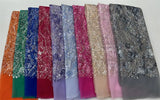 New Latest African Sequins Lace Fabric