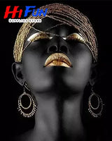 Adults Fashion Gold Makeup Black Women Decoration