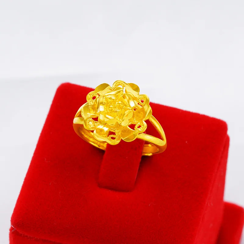 24k Adjustable Index Finger Ring