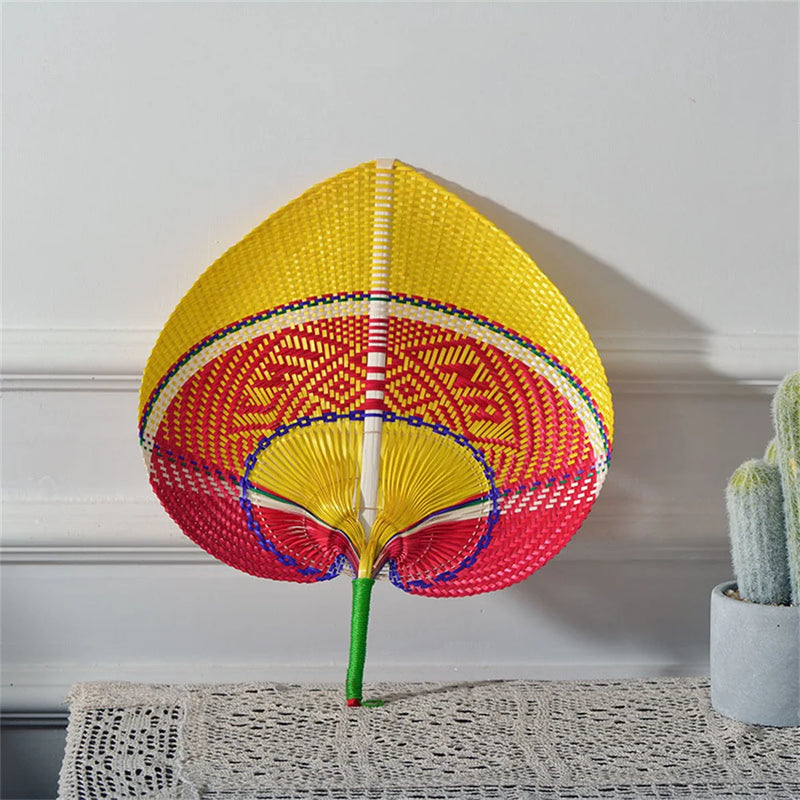 New Handmade Bamboo Woven Fan