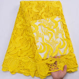 New Nigerian French Mesh Lace Fabric