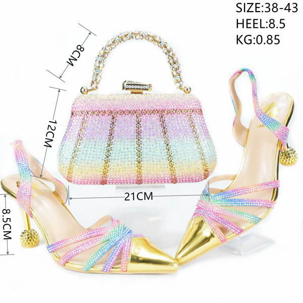 New 2023 Women Shoes and Bag Set