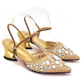 Nigerian Party Italian Design Ladies Shoes and Bag Set