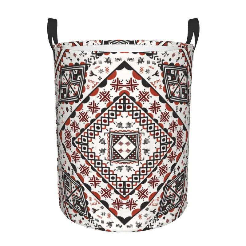 Kabyle Amazigh Carpet Laundry Basket